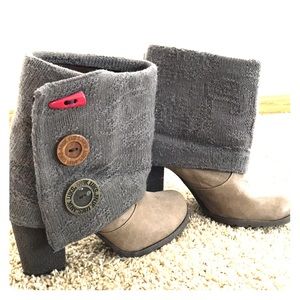 Muk Luk button boots